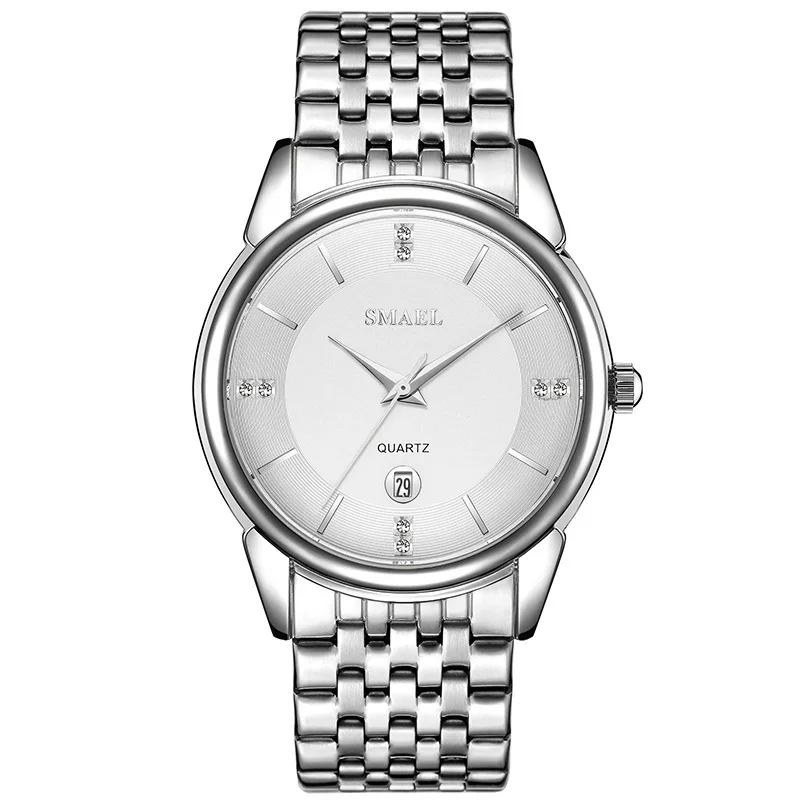SMAEL Men's Watch Diamond Luxury Full Steel Fashion Quartz Wristwatch Life Waterproof Gold Silver Clock Relogio Masculino Reloje
SMAEL Men's Watch Diamond Luxury Full Steel Fashion Quartz Wristwatch Life Waterproof Gold Silver Clock Relogio Masculino Reloje