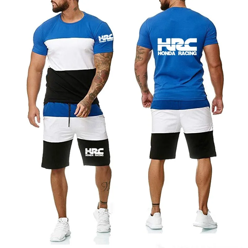 Мужская хлопковая футболка с коротким рукавом и градиентным принтом, 2 шт. 
Мужская хлопковая футболка с коротким рукавом и градиентным принтом, 2 шт.