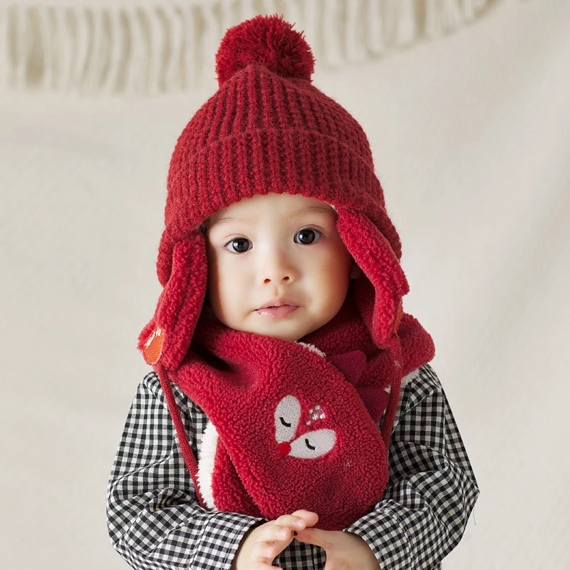 Autumn And Winter Baby Hat Warm Woolen Cap Thickened Earmuff Cap Autumn Warm Scarf Set Cute Girls Boys Knitted Hat Set Gift
Autumn And Winter Baby Hat Warm Woolen Cap Thickened Earmuff Cap Autumn Warm Scarf Set Cute Girls Boys Knitted Hat Set Gift