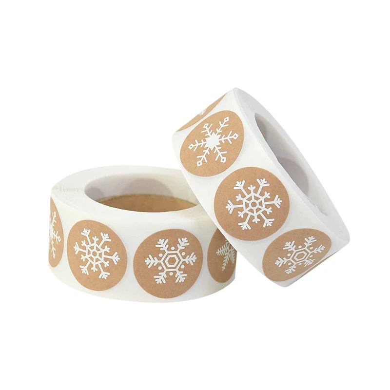 500pcs Snowflake Pattern Kraft Stickers Christmas Gift Decoration Sticker For Package Gift Stickers Festival Happy Seal Labels
500pcs Snowflake Pattern Kraft Stickers Christmas Gift Decoration Sticker For Package Gift Stickers Festival Happy Seal Labels