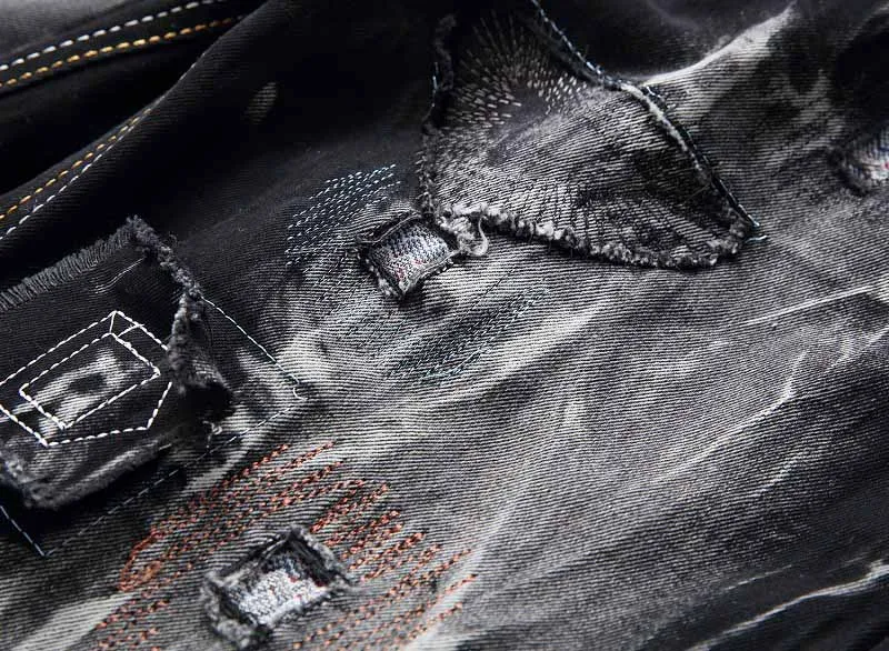 Mcikkny Men's Fashion Ripped Jean shorts Washed Patchwork Denim Shorts For Male Straight
Mcikkny Men's Fashion Ripped Jean shorts Washed Patchwork Denim Shorts For Male Straight