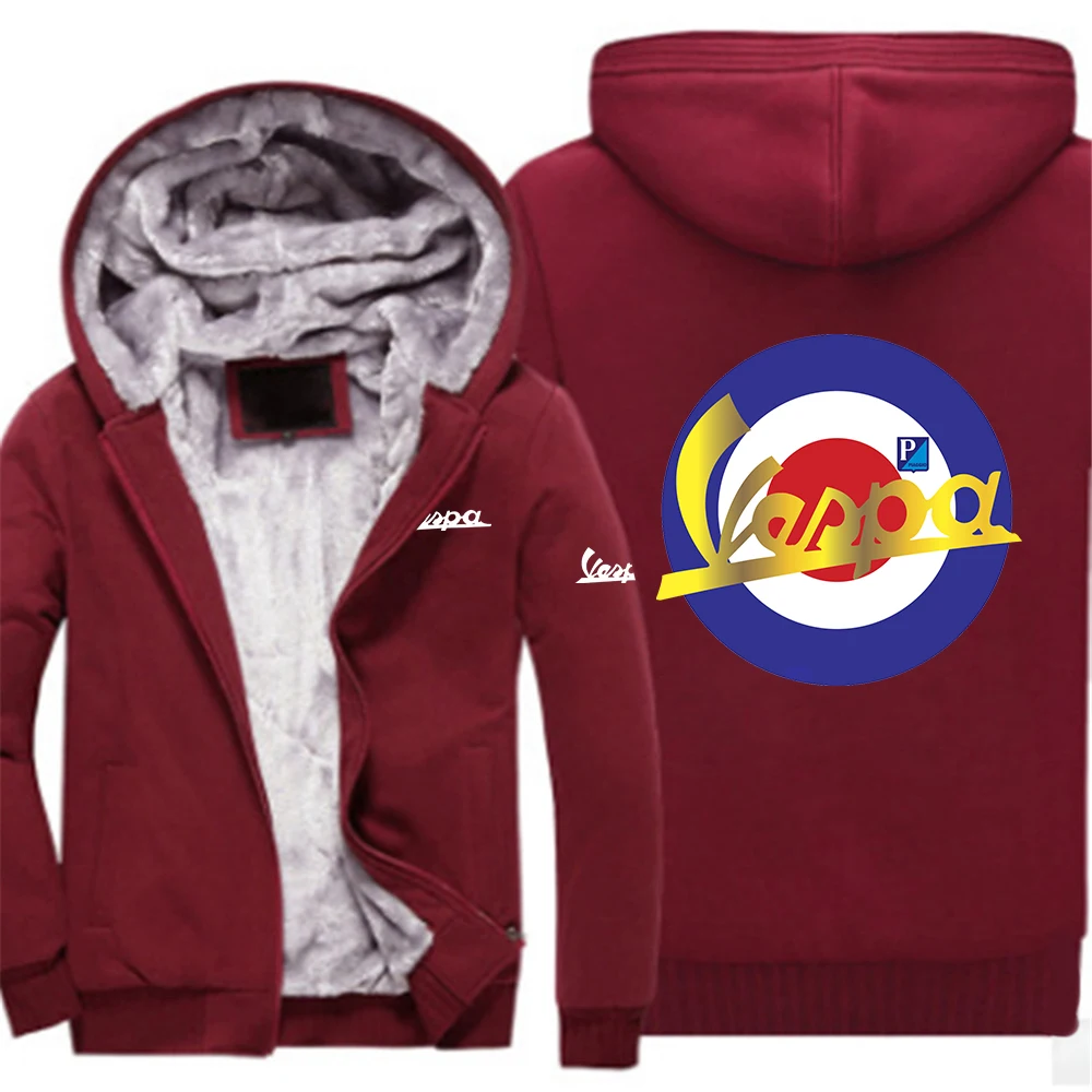 Men's 2021 Brand Print Vespa Logo Harajuku Thicken Jacket Sport Hip Hop Male Hoodies Casual Sweatshirts Coats Men Clothing
Men's 2021 Brand Print Vespa Logo Harajuku Thicken Jacket Sport Hip Hop Male Hoodies Casual Sweatshirts Coats Men Clothing