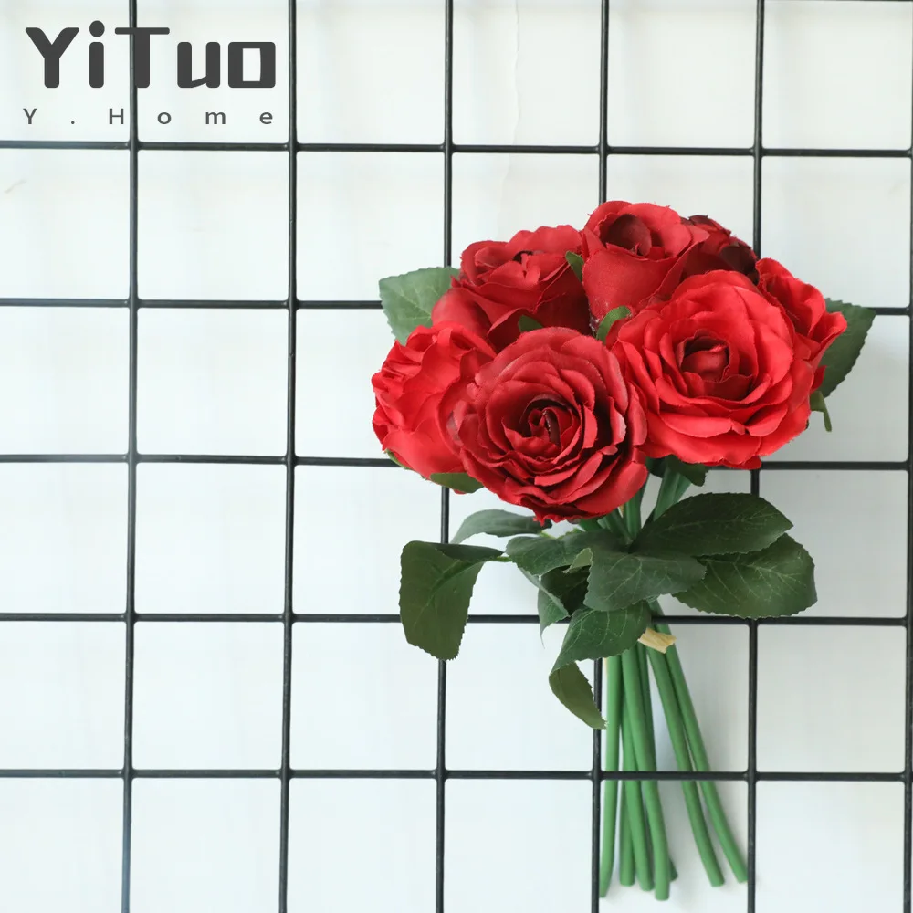YiTuo Hand-held Flowers Small Rose Bouquet Simulation Flower Crafts GF14651
YiTuo Hand-held Flowers Small Rose Bouquet Simulation Flower Crafts GF14651