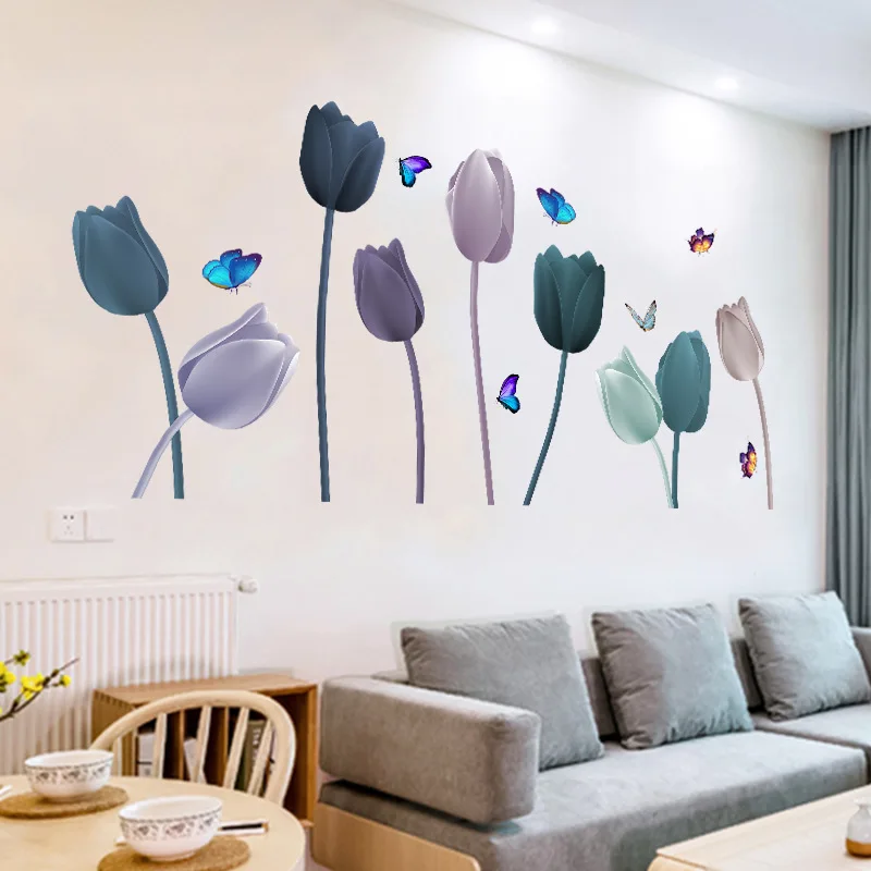 3D Stereo Tulips Wall Stickers Flowers Aesthetic Teen Room Decals Home Office Decor Wallstickers Art Posters Self-adhesive PVC
3D Stereo Tulips Wall Stickers Flowers Aesthetic Teen Room Decals Home Office Decor Wallstickers Art Posters Self-adhesive PVC