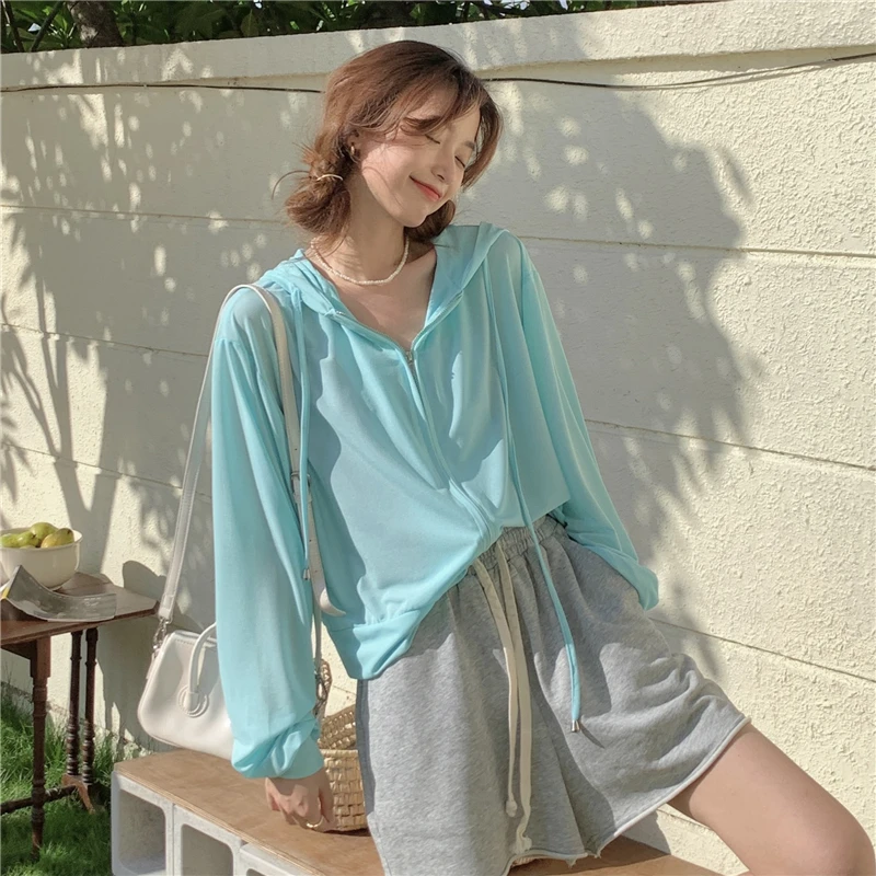 edition breathable loose joker color hooded cardigan thin paragraph is prevented bask in garment zipper jacket # 1489 
edition breathable loose joker color hooded cardigan thin paragraph is prevented bask in garment zipper jacket # 1489