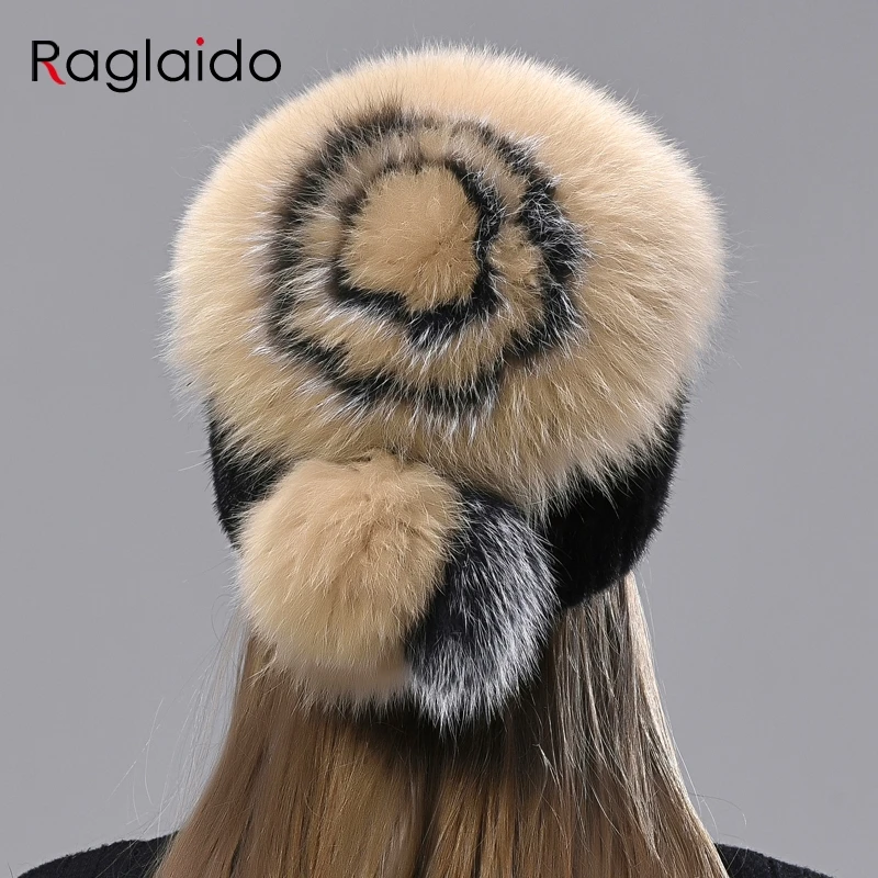 fur hat for women winter real mink fur hat with fox fur pompom balls patchwork stylish natural fur knitted fluffy female fur hat
fur hat for women winter real mink fur hat with fox fur pompom balls patchwork stylish natural fur knitted fluffy female fur hat