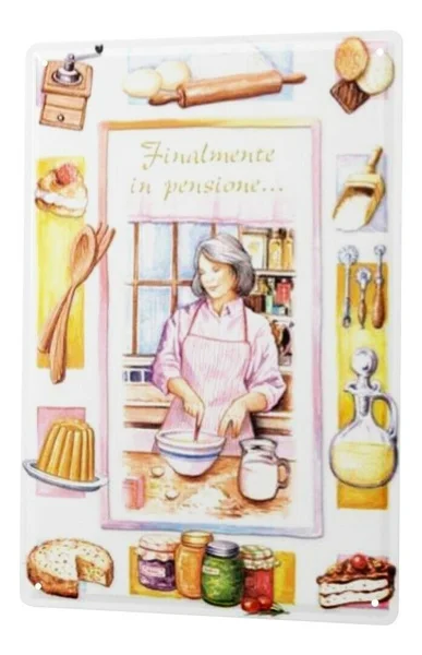 Vintage Pensioner Kitchen Baking Metal Tin Sign 8x12 Inch Retro Home Kitchen Bar Pub Wall Decor New
Vintage Pensioner Kitchen Baking Metal Tin Sign 8x12 Inch Retro Home Kitchen Bar Pub Wall Decor New