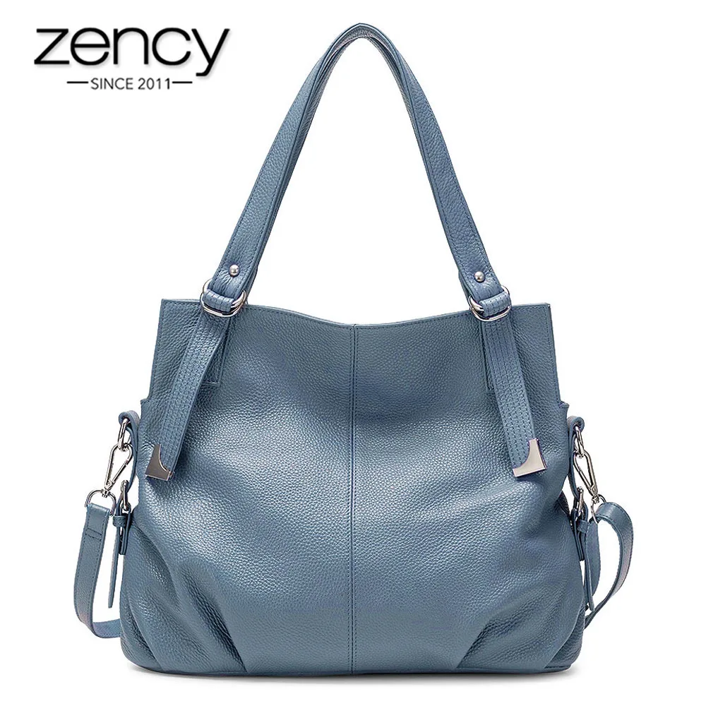 Zency Women Shoulder Bag Made Of Genuine Leather Classic Black Tote Handbag High Quality Hobos Charm Lady Crossbody Bags Grey
Zency Women Shoulder Bag Made Of Genuine Leather Classic Black Tote Handbag High Quality Hobos Charm Lady Crossbody Bags Grey