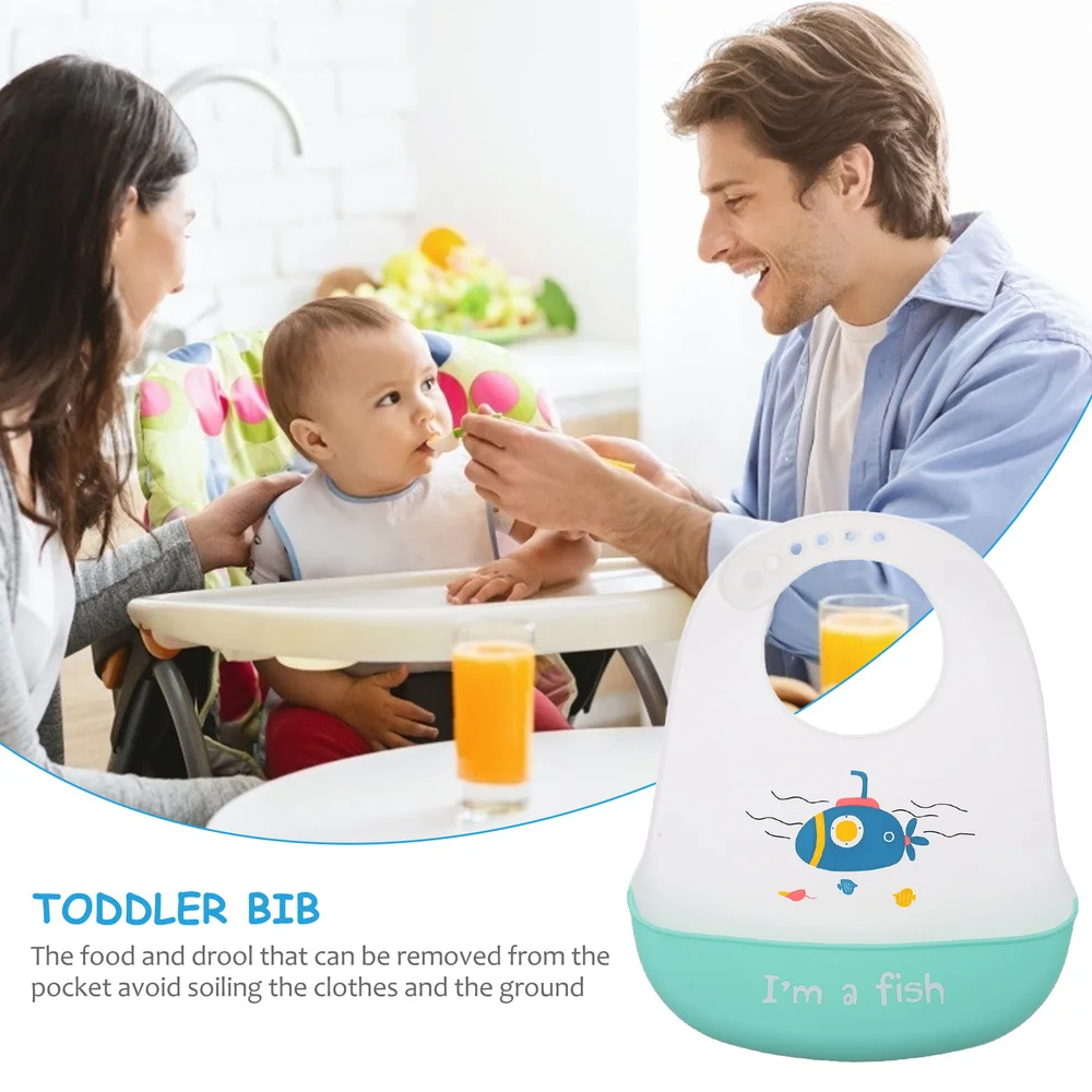 3Pcs Baby Bib Mealtime Clothing Protector with Crumb Catcher for Toddler Infant 
3Pcs Baby Bib Mealtime Clothing Protector with Crumb Catcher for Toddler Infant