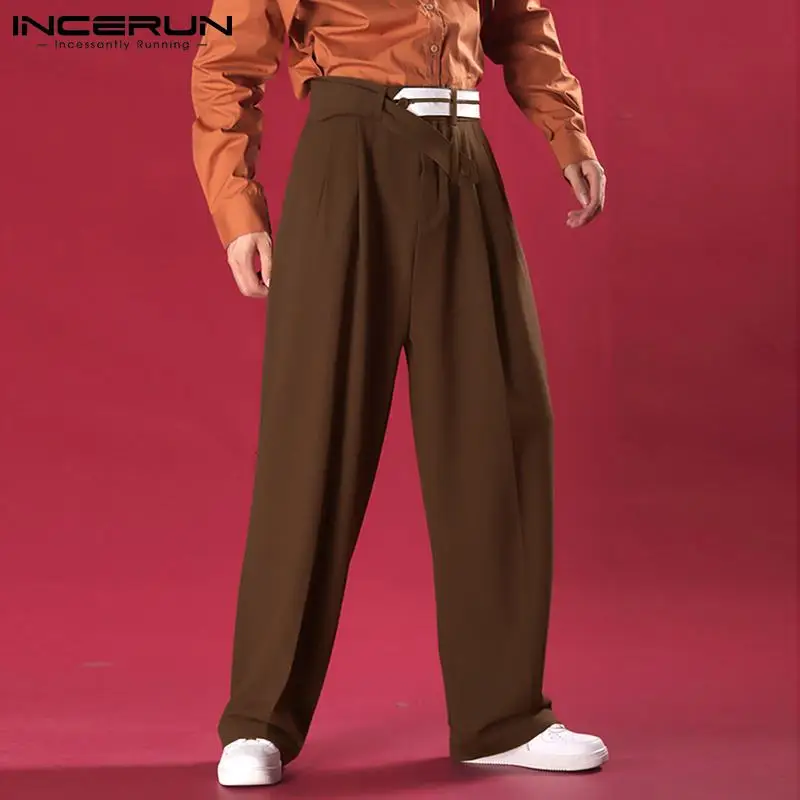 2022 Men Pants Joggers Patchwork Button Streetwear Casual Pantalon Loose Fashion Korean Leisure Wide Leg Trousers Men INCERUN
2022 Men Pants Joggers Patchwork Button Streetwear Casual Pantalon Loose Fashion Korean Leisure Wide Leg Trousers Men INCERUN