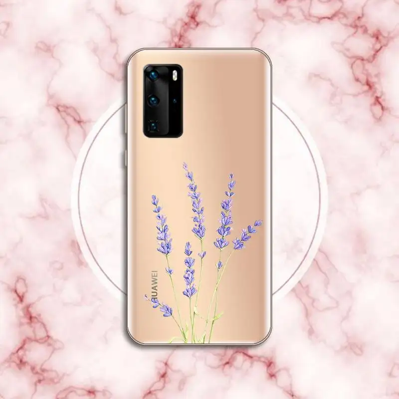 Simple Lavender Purple Flowers Phone Case Transparent for Huawei P20 P30 P40 lite pro P smart 2019 honor 8x 10i
Simple Lavender Purple Flowers Phone Case Transparent for Huawei P20 P30 P40 lite pro P smart 2019 honor 8x 10i