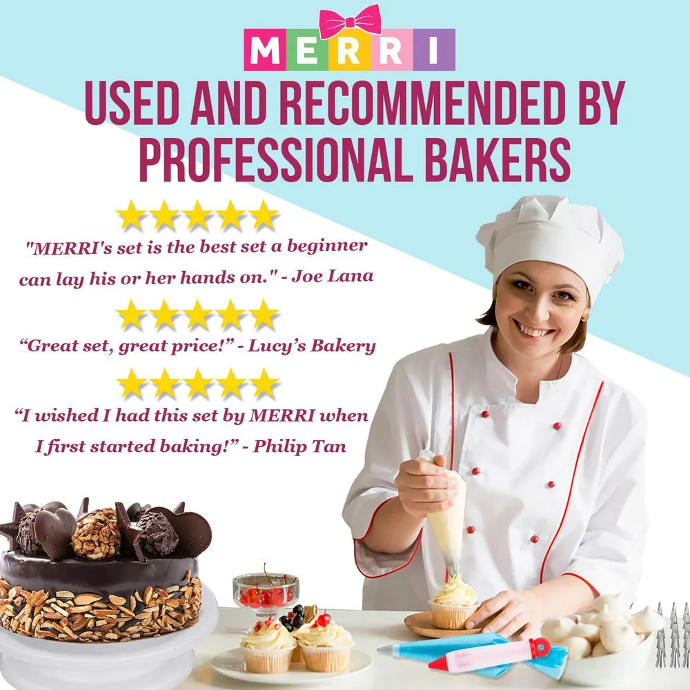 164PCS/Set Kit Pastry Nozzle Fondant Tool Kitchen Dessert Baking Supplies Multifunction Cake Turntable Set Cake Decorating Tools
164PCS/Set Kit Pastry Nozzle Fondant Tool Kitchen Dessert Baking Supplies Multifunction Cake Turntable Set Cake Decorating Tools