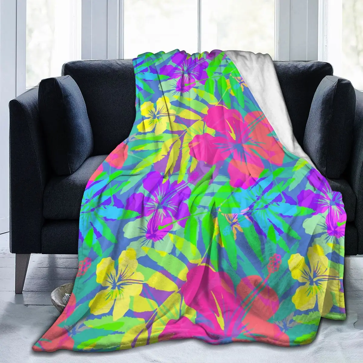 Flannel Blanket Tropical Flowers And Leaves Colorful Soft Thin Fleece Blanket Bedspread Cover for Bed Sofa Home Decor Dropship
Flannel Blanket Tropical Flowers And Leaves Colorful Soft Thin Fleece Blanket Bedspread Cover for Bed Sofa Home Decor Dropship