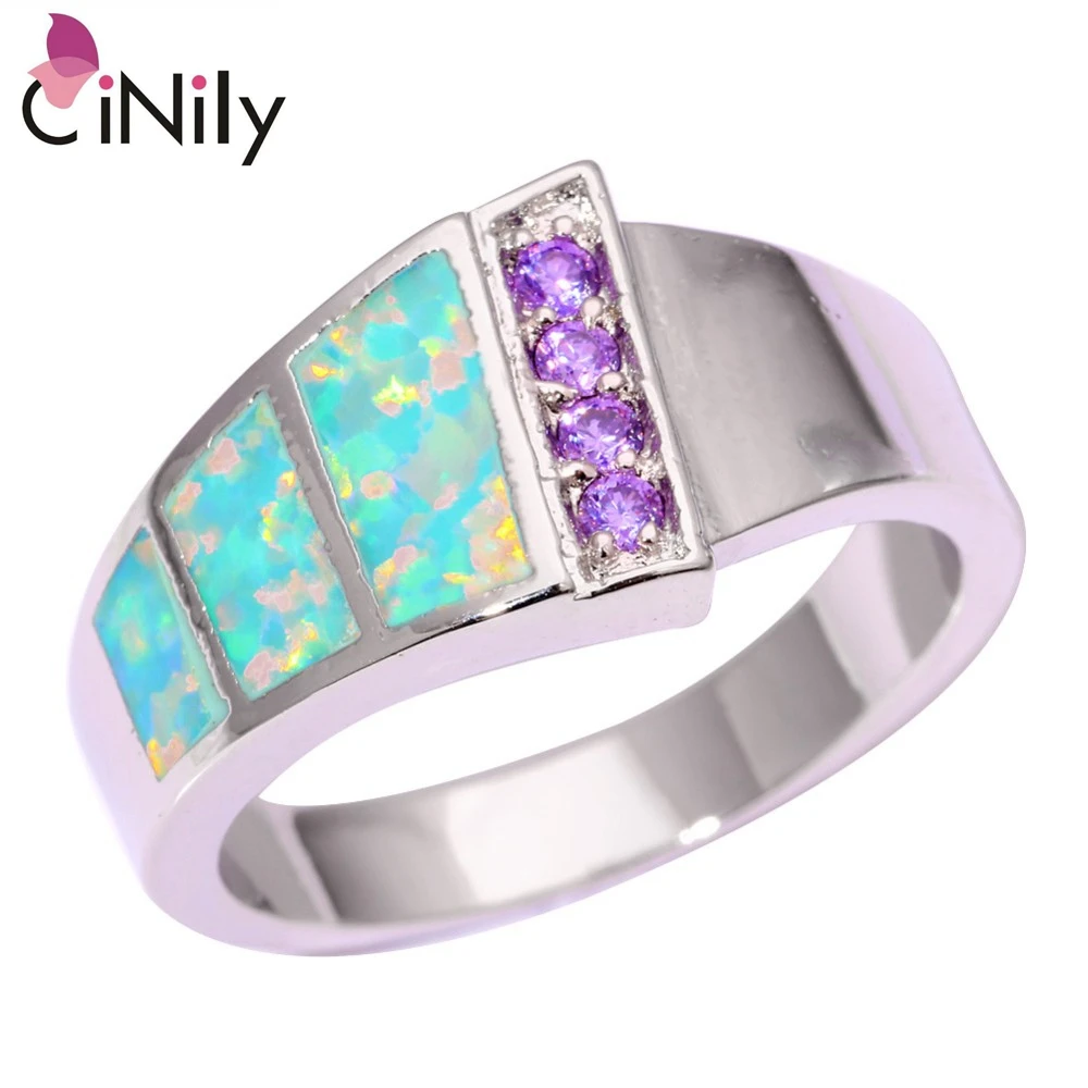 CiNily Created Green Fire Opal Purple Zircon Silver Plated Wholesale Hot Sell For Women Jewelry Ring Size 7 8 9 OJ8554
CiNily Created Green Fire Opal Purple Zircon Silver Plated Wholesale Hot Sell For Women Jewelry Ring Size 7 8 9 OJ8554