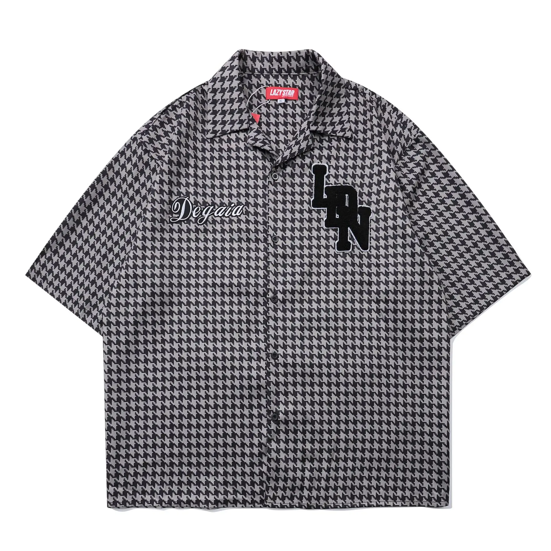 0680 Meichao 2021 summer new men's top loose street fashion lattice couple with short sleeve shirt
0680 Meichao 2021 summer new men's top loose street fashion lattice couple with short sleeve shirt