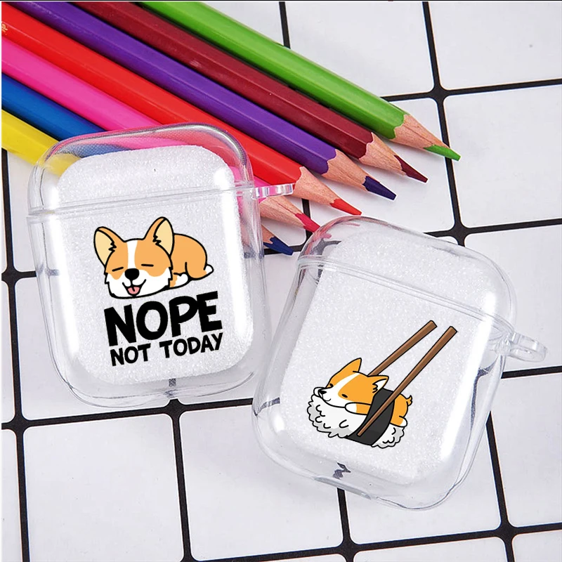 Cute Dog Corgi Earphones Headphone Protected Cases Cover for Apple Airpods Pro 1 2 Soft Silicone Bluetooth Wireless Headset Case
Cute Dog Corgi Earphones Headphone Protected Cases Cover for Apple Airpods Pro 1 2 Soft Silicone Bluetooth Wireless Headset Case