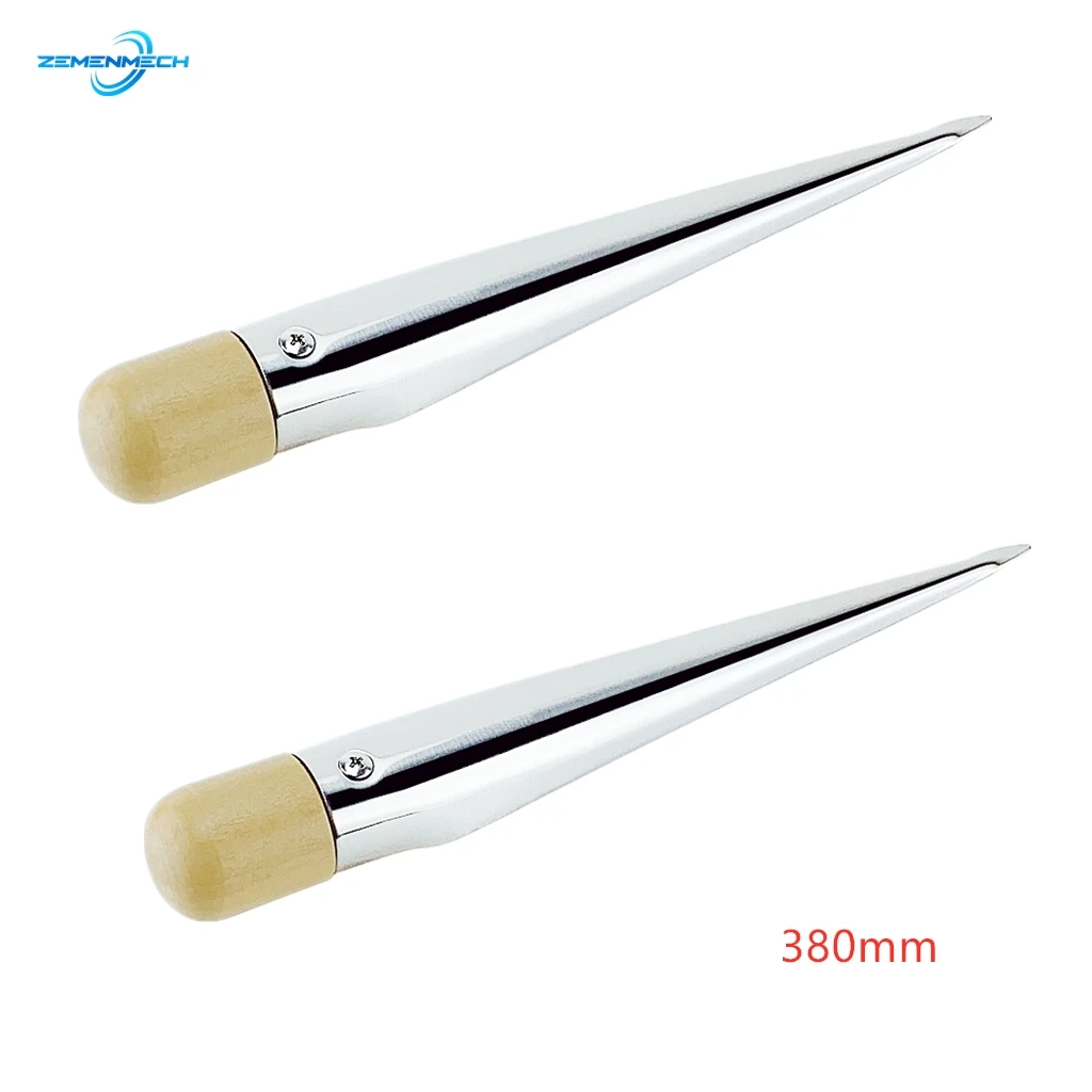 2PC Rope Splicing Fid Spike Stainless Steel Rope Splicing Spike Fid With Wooden Handle Yacht Boat Accessory Handle Strand Rigger
2PC Rope Splicing Fid Spike Stainless Steel Rope Splicing Spike Fid With Wooden Handle Yacht Boat Accessory Handle Strand Rigger