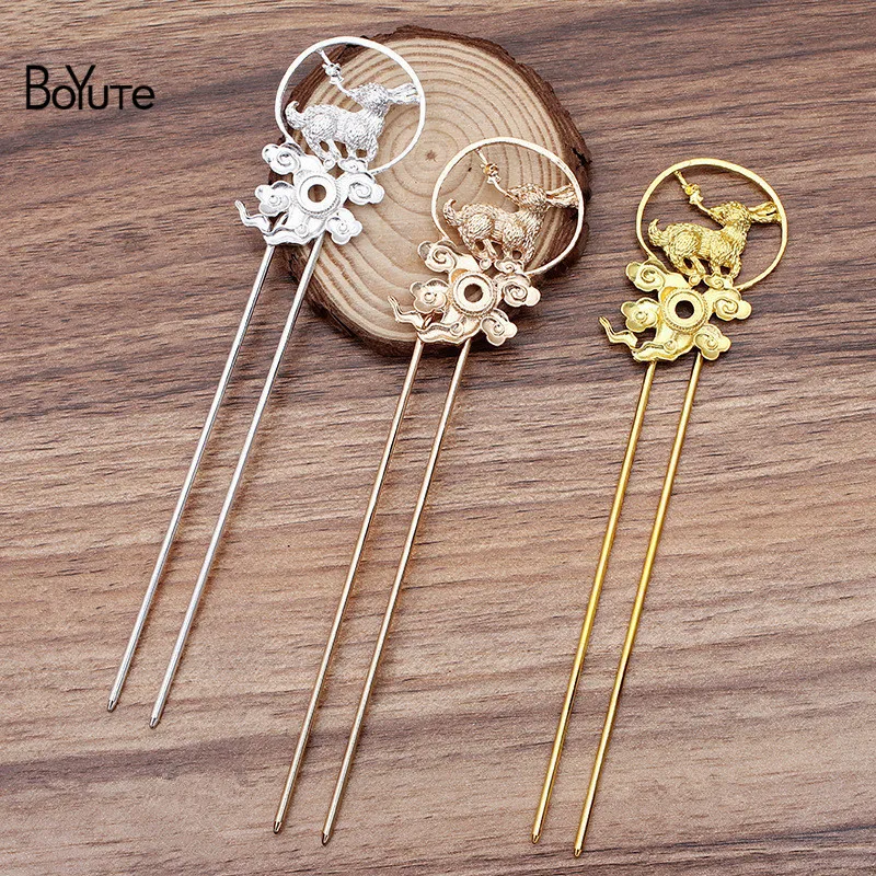 BoYuTe Wholesale (5 Pieces/Lot) Metal Alloy 33*50MM Flower Hair Stick Diy Hand Made Retro Palace Hair Jewelry Accessories
BoYuTe Wholesale (5 Pieces/Lot) Metal Alloy 33*50MM Flower Hair Stick Diy Hand Made Retro Palace Hair Jewelry Accessories