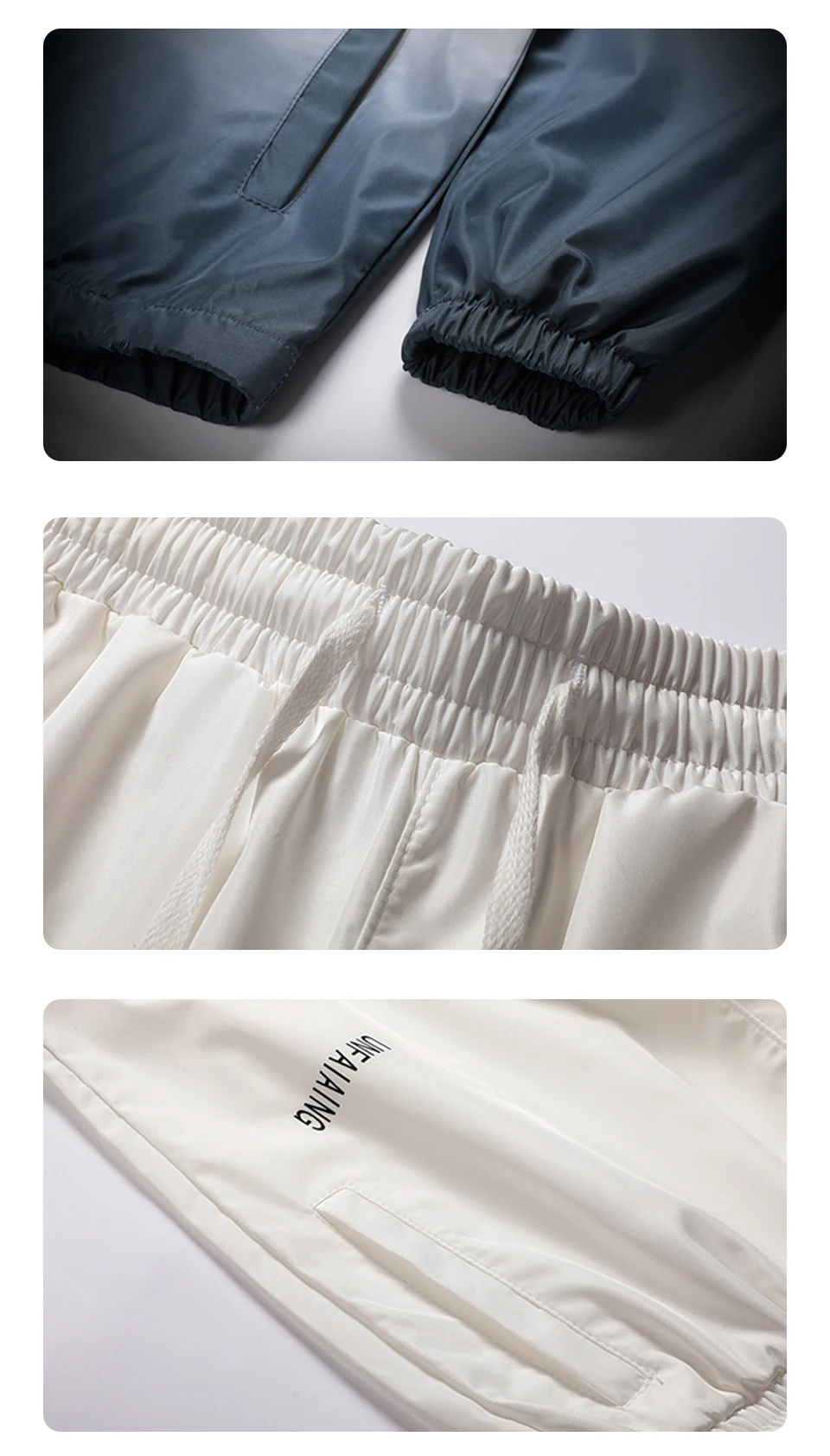 Hip Hop 2 Pieces Sets Tracksuit Men Casual Korean Style Zipper Jacket+Pants Fashion Gradient Fitness Gyms Set Male Streetwear
Hip Hop 2 Pieces Sets Tracksuit Men Casual Korean Style Zipper Jacket+Pants Fashion Gradient Fitness Gyms Set Male Streetwear