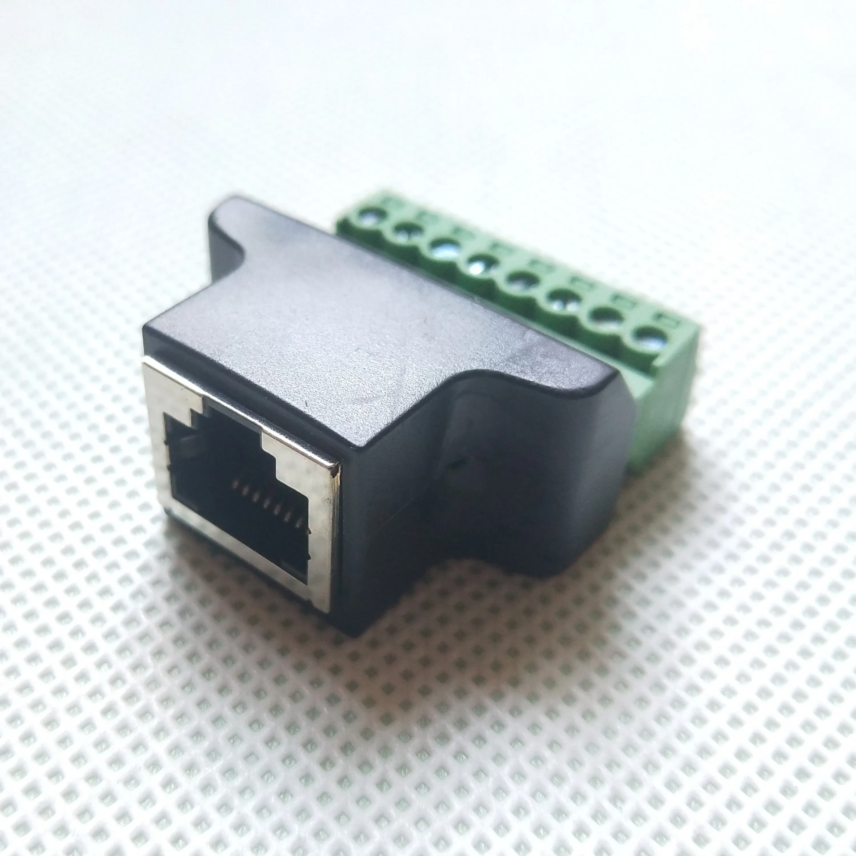 8p8c RJ45 Ethernet Женский мама к 8 PIN типа Винтовые клеммы конвертер адаптер гнездового