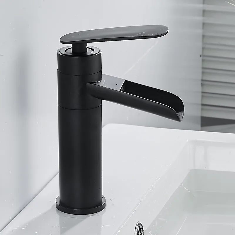 Bathroom Basin Faucets Brass Sink Mixer Tap Hot & Cold Waterfall Faucet Single Handle Deck Mounted Rotating Lavatory Crane Tap
Bathroom Basin Faucets Brass Sink Mixer Tap Hot & Cold Waterfall Faucet Single Handle Deck Mounted Rotating Lavatory Crane Tap