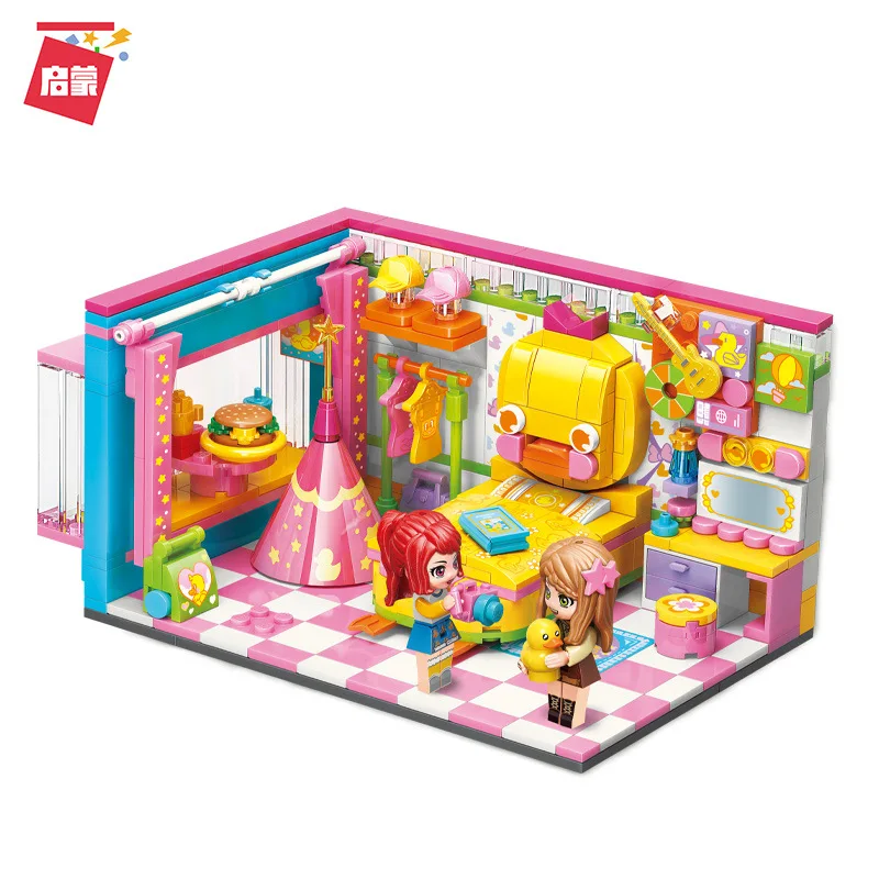 356PCS Enlightenment 31013 Shirley Series Sweetheart Duck Theme Room Assembly Model Girl Building Block Dollhouse Gifts
356PCS Enlightenment 31013 Shirley Series Sweetheart Duck Theme Room Assembly Model Girl Building Block Dollhouse Gifts