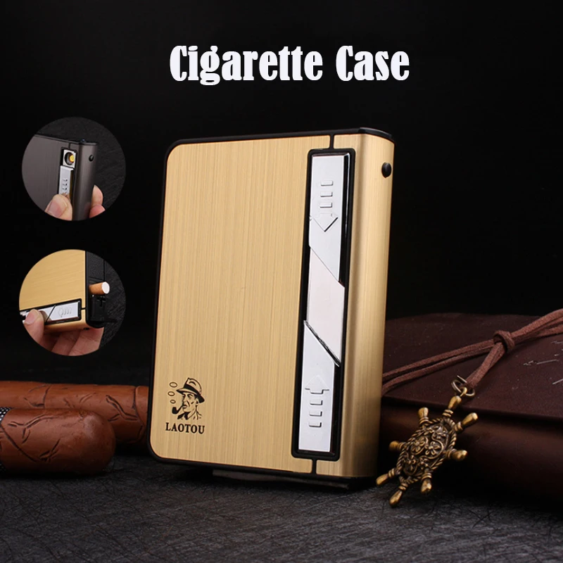 USB Windproof Lighter Interesting And Unusual Multifunctional Metal Cigarette Case, Cigarette Lighter, Cigarette Accessory Gift
USB Windproof Lighter Interesting And Unusual Multifunctional Metal Cigarette Case, Cigarette Lighter, Cigarette Accessory Gift