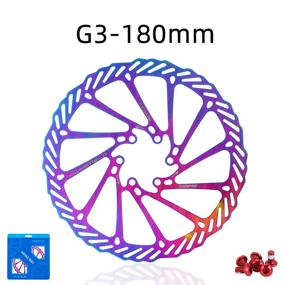 MTB Mountain Road Bike Disc Brake 160/180mm Disc Brake Rotor G3 HS1 MTB Bicycle Parts 6 Bolt Front Rear Rotor
MTB Mountain Road Bike Disc Brake 160/180mm Disc Brake Rotor G3 HS1 MTB Bicycle Parts 6 Bolt Front Rear Rotor