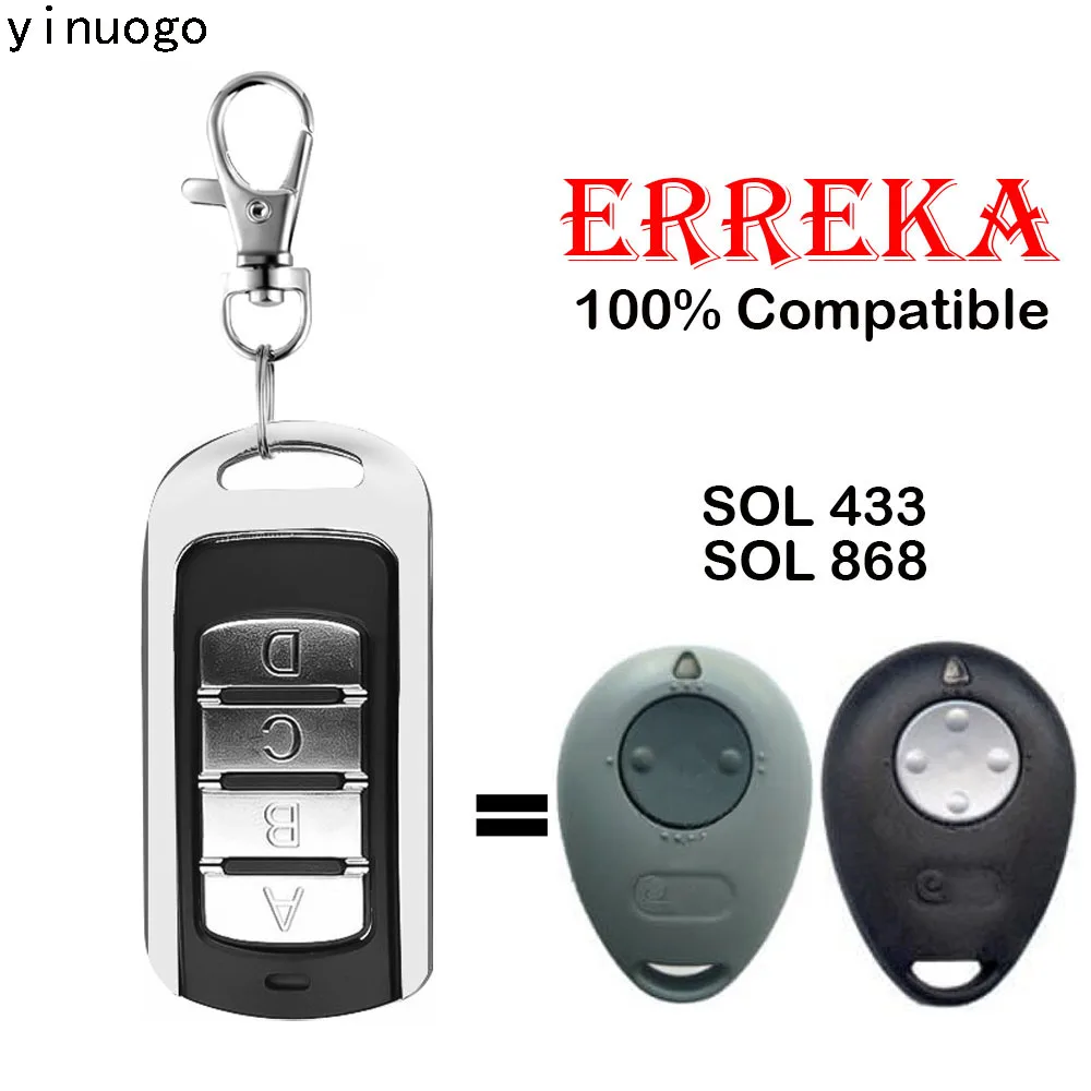 ERREKA SOL 433 868 Garage Door Remote Control ERREKA Remote Control 433mhz For Fixed Code and Rolling Code
ERREKA SOL 433 868 Garage Door Remote Control ERREKA Remote Control 433mhz For Fixed Code and Rolling Code