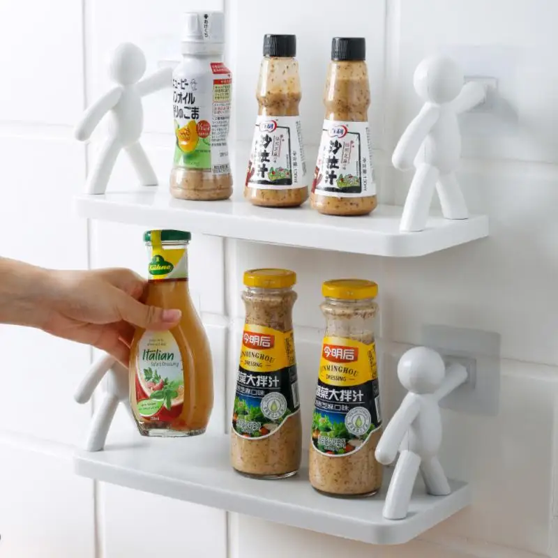 1pcs Simple Hole-free Wall Hanging Human Hook Rack Floating Wall Ledge Shelf Household Bathroom Storage Rack Display Organizer
1pcs Simple Hole-free Wall Hanging Human Hook Rack Floating Wall Ledge Shelf Household Bathroom Storage Rack Display Organizer