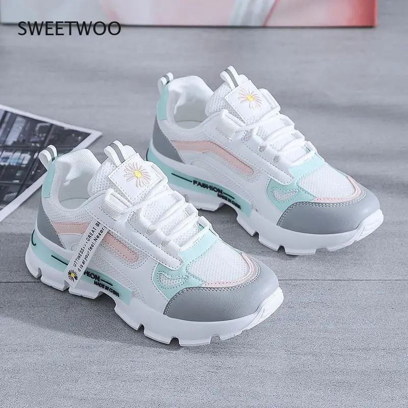 Spring Korean Platform Sneakers Women Shoes Thick Bottom Chunky Sneakers Breathable Mixed Colors Slip On Casual Shoes Woman 2021
Spring Korean Platform Sneakers Women Shoes Thick Bottom Chunky Sneakers Breathable Mixed Colors Slip On Casual Shoes Woman 2021