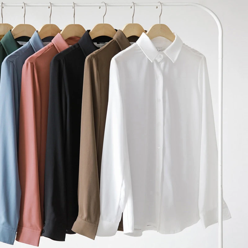 New Women's Shirt Classic Chiffon Blouse Female Plus Size Loose Long Sleeve Casual Shirts Lady Simple Style Tops Clothes
New Women's Shirt Classic Chiffon Blouse Female Plus Size Loose Long Sleeve Casual Shirts Lady Simple Style Tops Clothes