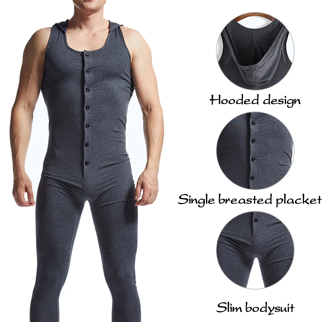 Jodimitty Men Pajamas Jumpsuit Solid 2021 Cozy Leisure Nightwear Rompers Long Sleeve Button Mens Sleepwear Playsuit Homewear 
Jodimitty Men Pajamas Jumpsuit Solid 2021 Cozy Leisure Nightwear Rompers Long Sleeve Button Mens Sleepwear Playsuit Homewear