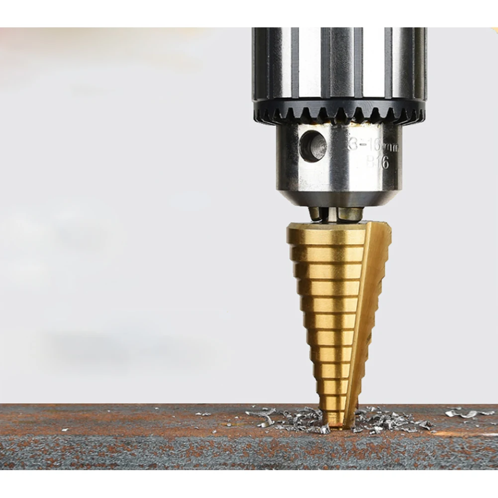 3Pcs Step Drill Bits High-Speed Steel Stepped Drill Bit Drill Bit Set Tool Step Drill Bits For Woodworking Step Drill Bits
3Pcs Step Drill Bits High-Speed Steel Stepped Drill Bit Drill Bit Set Tool Step Drill Bits For Woodworking Step Drill Bits