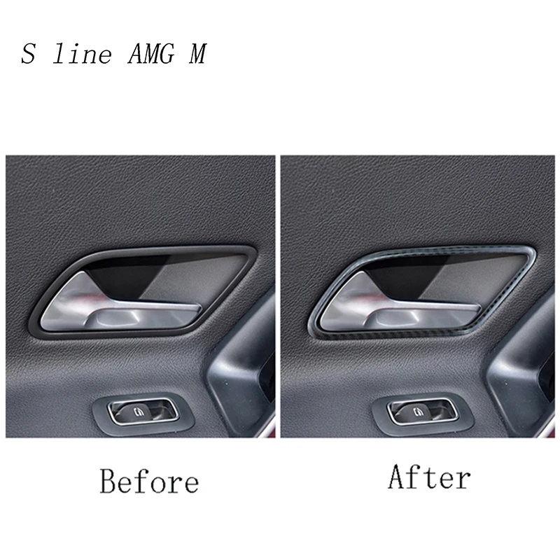 Car styling Carbon fiber Door Handles Frame Panel Covers Stickers Trim For Mercedes Benz A Class W177 Auto Interior Accessories
Car styling Carbon fiber Door Handles Frame Panel Covers Stickers Trim For Mercedes Benz A Class W177 Auto Interior Accessories