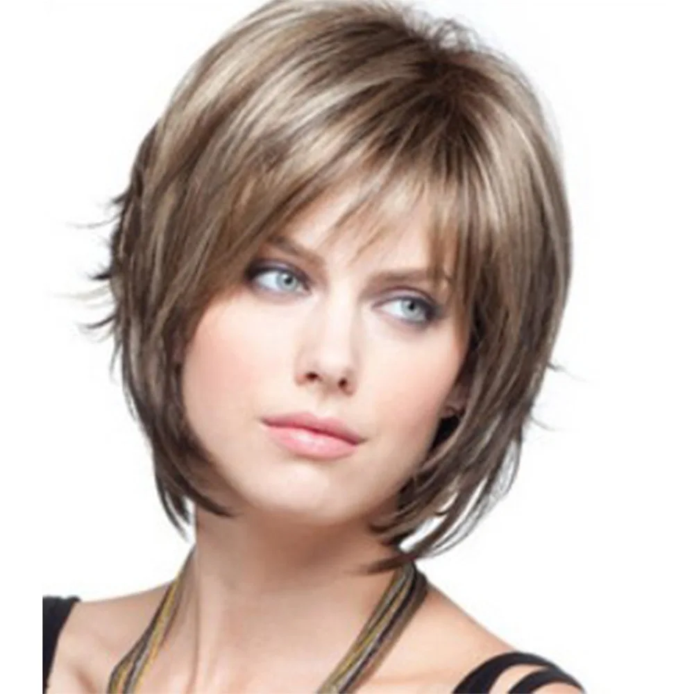 Short Wig for Women Straight Color Mixing Hair Cosplay Party Daily Use Wig Heat Resistant Synthetic Costume Wigs
Short Wig for Women Straight Color Mixing Hair Cosplay Party Daily Use Wig Heat Resistant Synthetic Costume Wigs