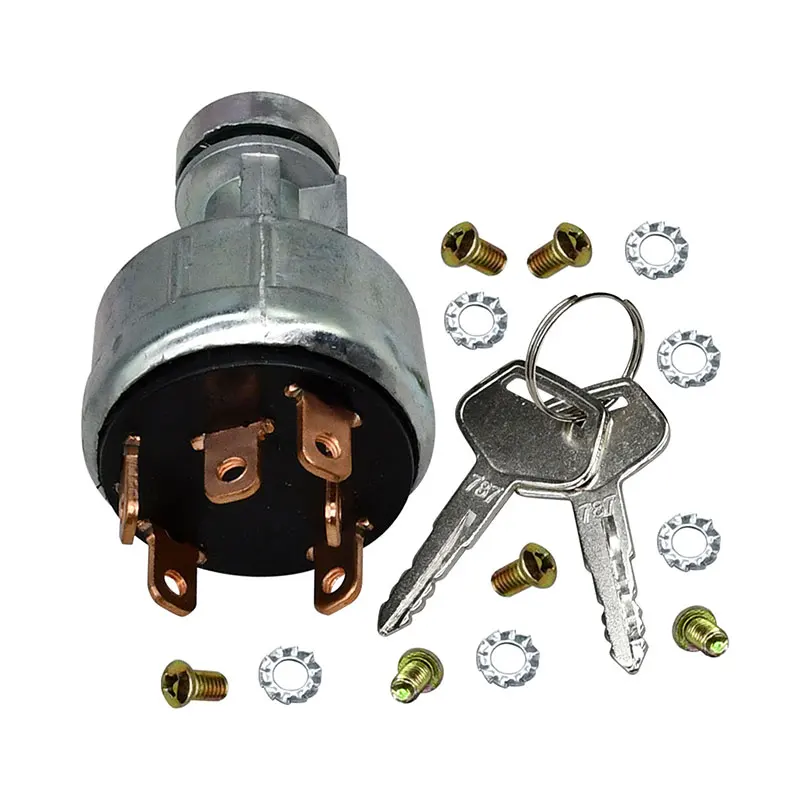 Ignition Switch with 2 Keys 6 Pins 20Y-06-24681 20Y-06-24680 22B-06-11910 Compatible with Komatsu Wheel Loader WA40-3
Ignition Switch with 2 Keys 6 Pins 20Y-06-24681 20Y-06-24680 22B-06-11910 Compatible with Komatsu Wheel Loader WA40-3