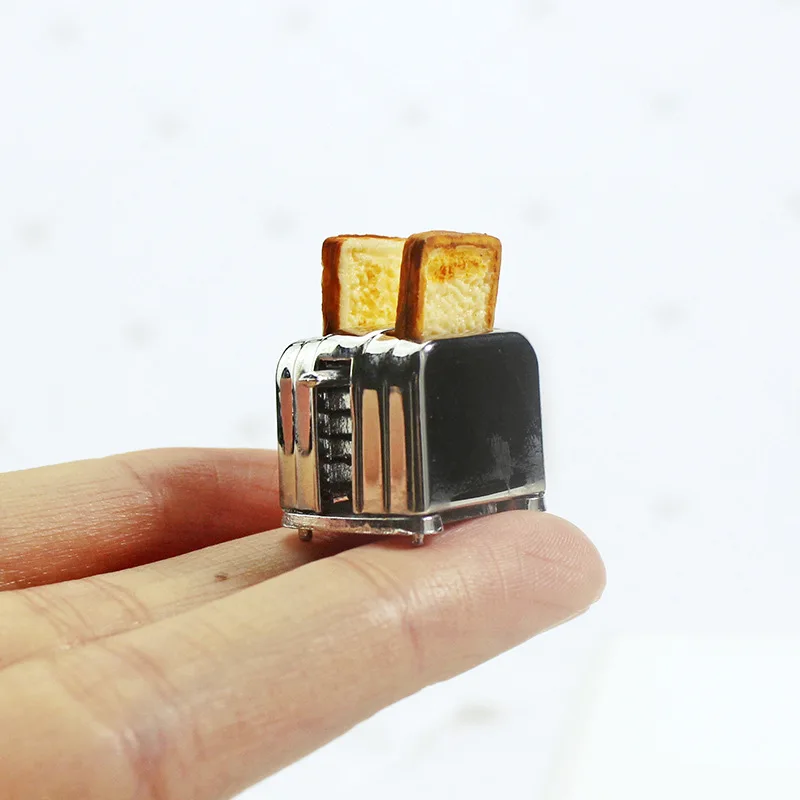 Funny Miniature Food Play House Toy Kitchen Model Bread Machine with Toast Doll House Accessories Mini Breakfast Bread Machine
Funny Miniature Food Play House Toy Kitchen Model Bread Machine with Toast Doll House Accessories Mini Breakfast Bread Machine