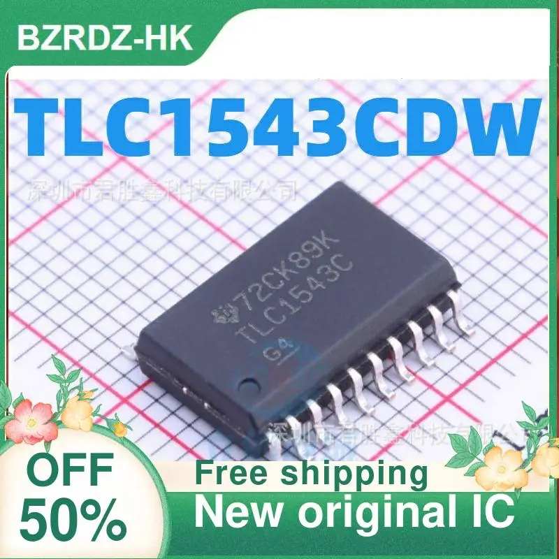 1-20PCS TLC1543 TLC1543C TLC1543CDW SOP20 New original Digital-to-analog converter chip IC
1-20PCS TLC1543 TLC1543C TLC1543CDW SOP20 New original Digital-to-analog converter chip IC