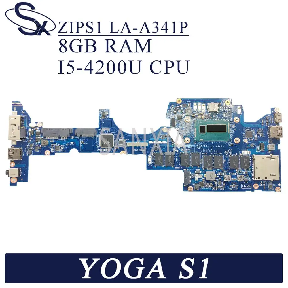 Материнская плата KEFU для ноутбука Lenovo ThinkPad S1 YOGA оригинальная материнская плата 8GB-RAM
Материнская плата KEFU для ноутбука Lenovo ThinkPad S1 YOGA оригинальная материнская плата 8GB-RAM