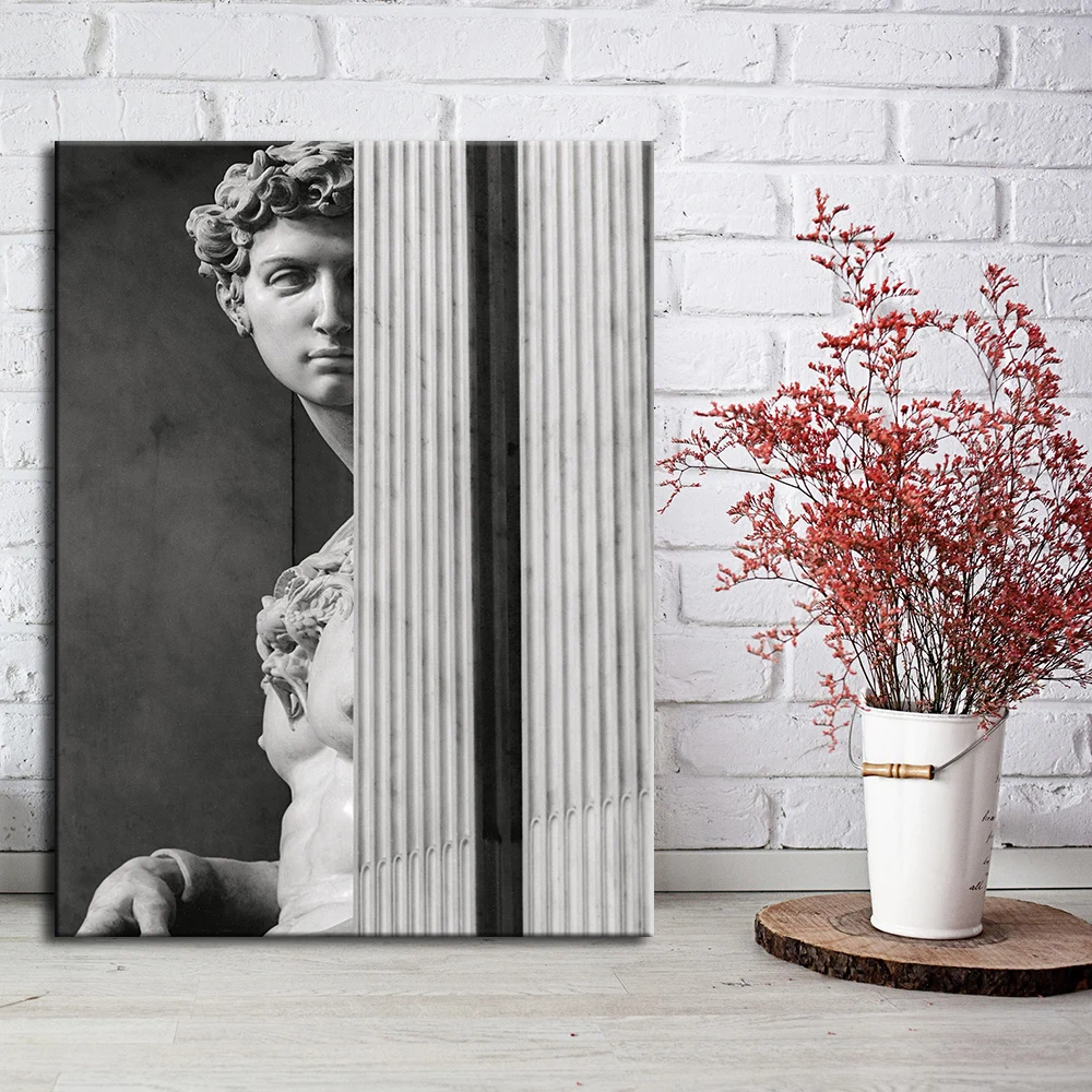 Nordic Black and White David Sculpture Posters And Prints Wall Art David Canvas Paintings Pictures Living Room Home Decoration
Nordic Black and White David Sculpture Posters And Prints Wall Art David Canvas Paintings Pictures Living Room Home Decoration