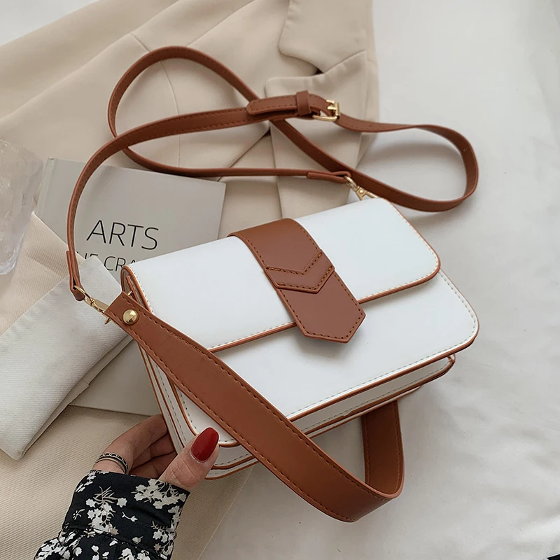 2021 Fashion Travel Trends Designer Purses and Handbags Color Contrast Small PU Leather Small Shoulder Crossbody Bag for Women 
2021 Fashion Travel Trends Designer Purses and Handbags Color Contrast Small PU Leather Small Shoulder Crossbody Bag for Women