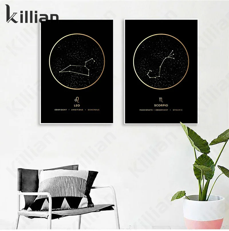 Twelve Constellation Astronomy Wall Art Nursery Print Canvas Painting Nordic Bedroom Living Room Decoration Picture Home Decor
Twelve Constellation Astronomy Wall Art Nursery Print Canvas Painting Nordic Bedroom Living Room Decoration Picture Home Decor