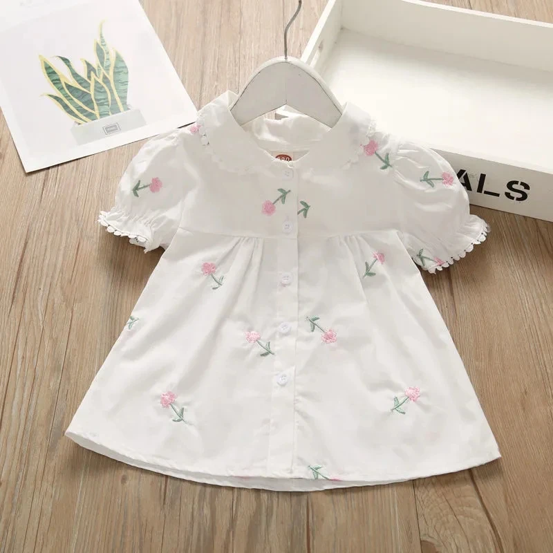 VIDMID Girls short sleeved shirt summer new baby clothes children's cotton flowers shirt baby kids girls tops blouses P6200
VIDMID Girls short sleeved shirt summer new baby clothes children's cotton flowers shirt baby kids girls tops blouses P6200