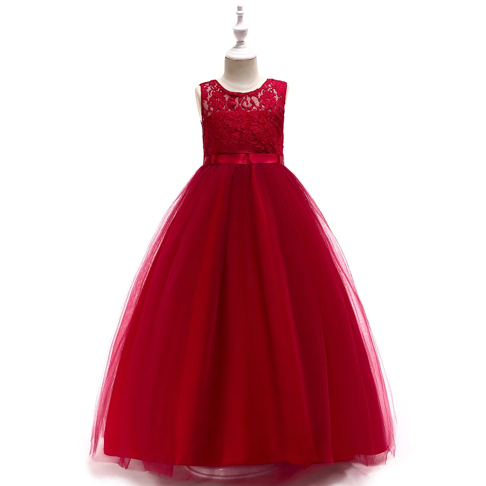 Fashion Summer Child Flower Mesh Princess Dress Long Wedding Party Evening Dresses for Kids Girls Lovely Sleeveless Floral Dress 
Fashion Summer Child Flower Mesh Princess Dress Long Wedding Party Evening Dresses for Kids Girls Lovely Sleeveless Floral Dress