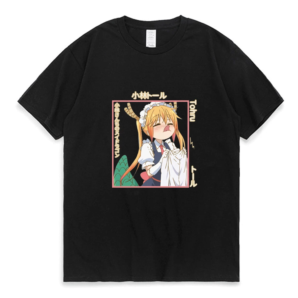 Manga T-shirt Male Miss Kobayashi's Dragon Maid Tohru Anime Cosplay T Shirts Men Women Loose Cotton Crew Neck Tees Shirt New Top
Manga T-shirt Male Miss Kobayashi's Dragon Maid Tohru Anime Cosplay T Shirts Men Women Loose Cotton Crew Neck Tees Shirt New Top
