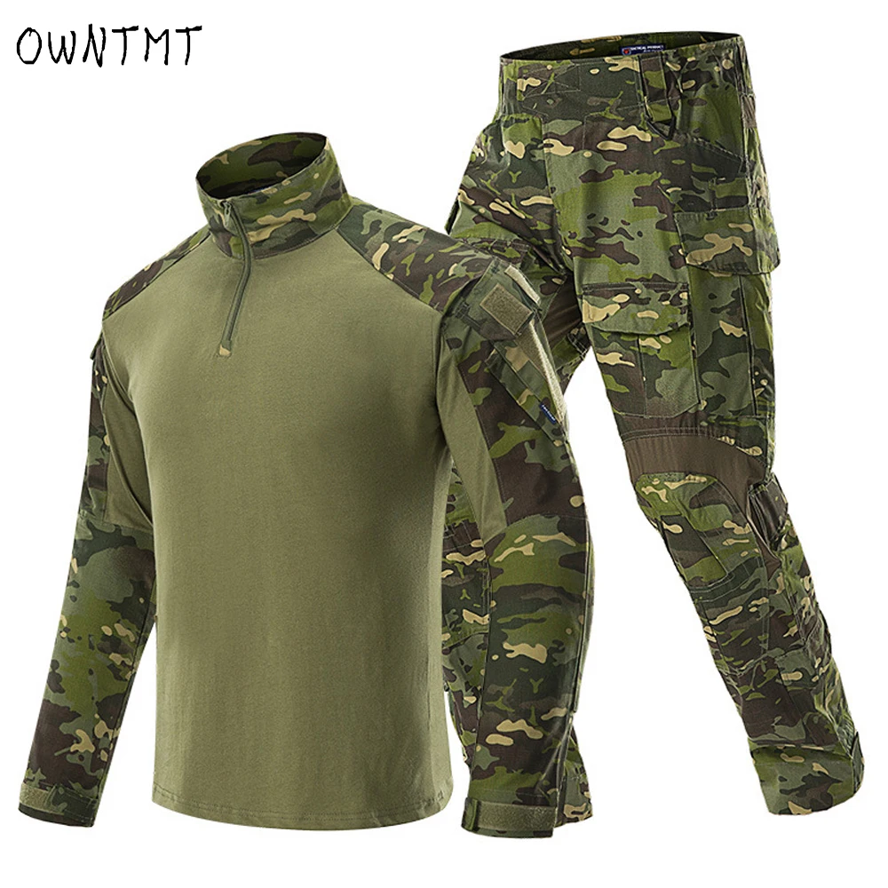 Мужская камуфляжная армейская форма армейский костюм G3 брюки карго для