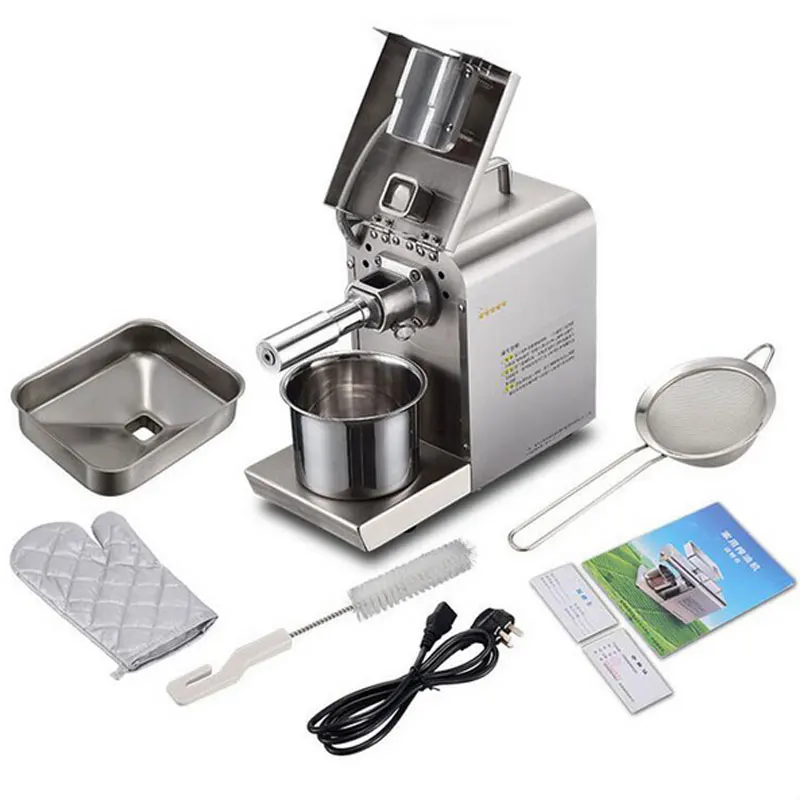 Commercial Use Oil Press Machine Stainless Steel Oil Expeller Cold Hot Seed Press Oil Machinery Peanut Coconut Oil Extraction
Commercial Use Oil Press Machine Stainless Steel Oil Expeller Cold Hot Seed Press Oil Machinery Peanut Coconut Oil Extraction