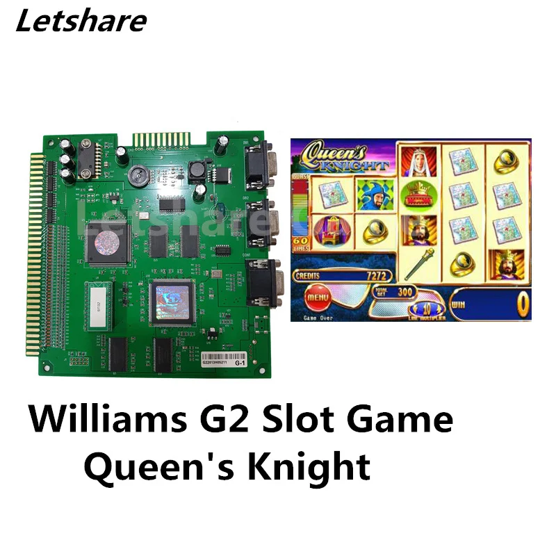 Williams G2 Queen's Knight Vertical Screen Arcade Board Slots Machine Casino Game
Williams G2 Queen's Knight Vertical Screen Arcade Board Slots Machine Casino Game