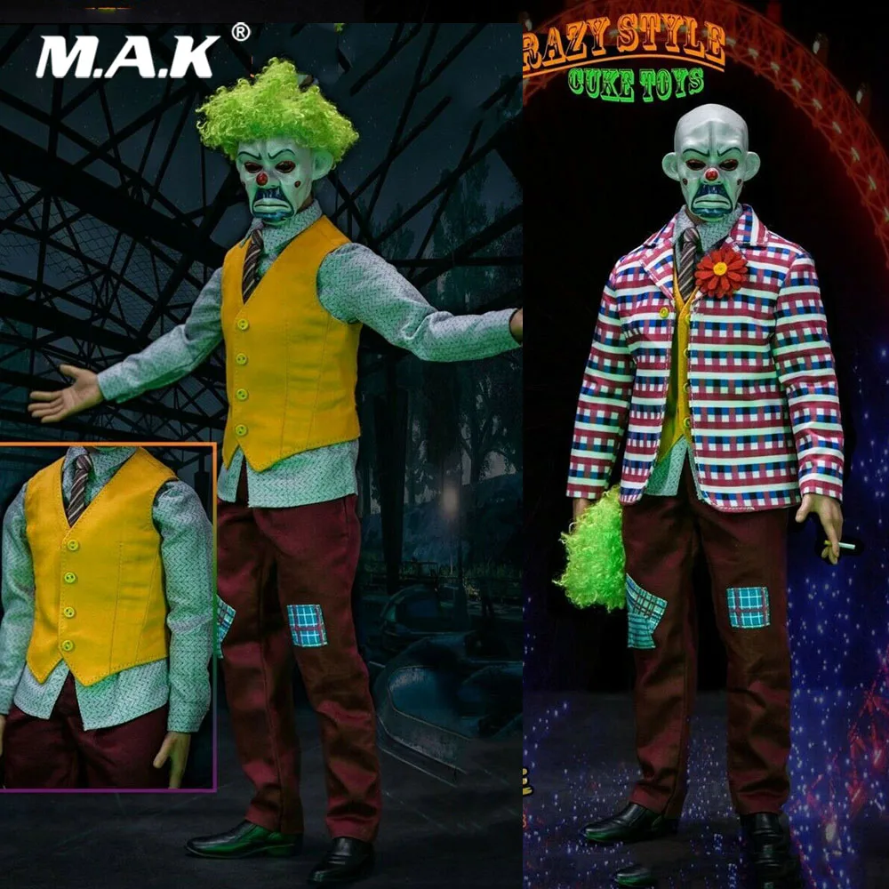 CUKE TOYS MA-003 1/6 Scale Figure Clothes Accessory The Clown Joker Suit Clothes Costume Casual Outfit Model for Action Figure
CUKE TOYS MA-003 1/6 Scale Figure Clothes Accessory The Clown Joker Suit Clothes Costume Casual Outfit Model for Action Figure